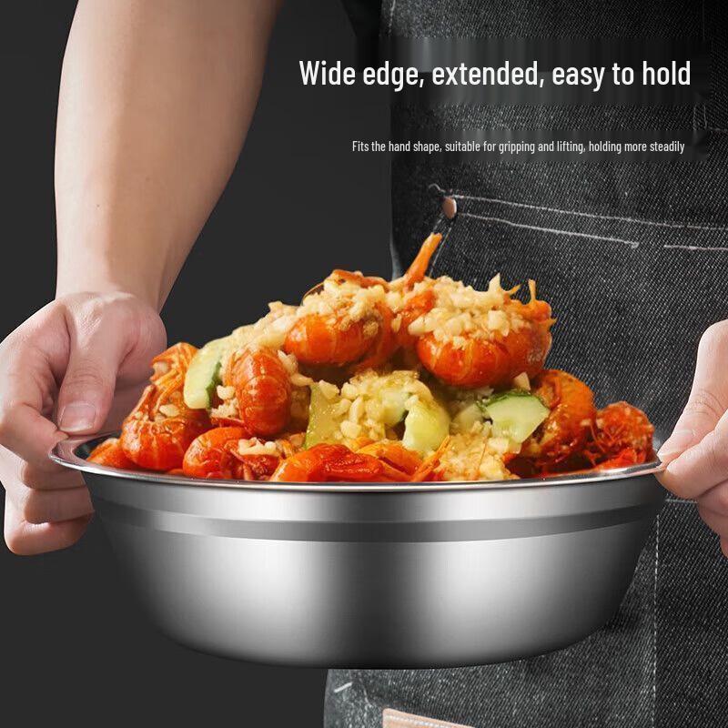 ZISIZ Stainless Steel Multi-Purpose Mixing Bowl Set
