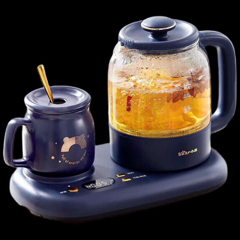 Bear ZMD 0.8L Mini Electric Health Kettle & Mug Set CN plug (adapter included)