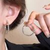 Broken Silver, Circle Earrings, Women'S Earrings, High-End Temperament, Circle Earrings, Exaggerated Large Earrings.