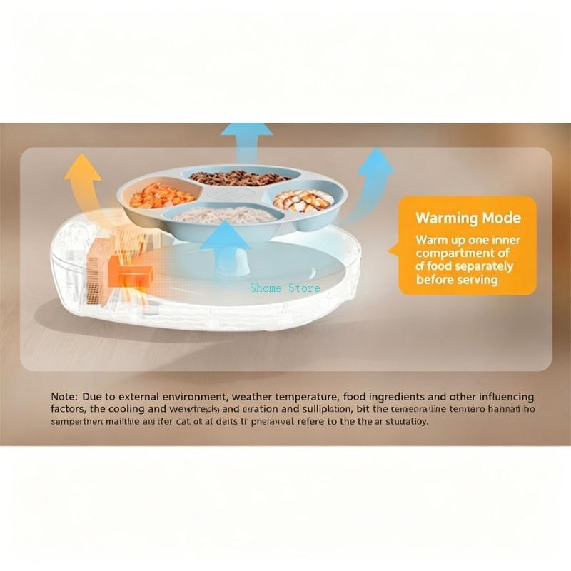 Automatic Pet Dispenser With Intelligent Temperature Regulation And Timer Large Capacity Cats Dispenser M68E CN