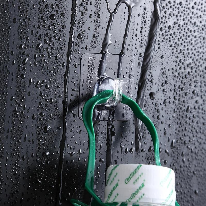 20pcs Transparent Wall Hook Strong Self Adhesive Door Wall Hangers Hooks Suction Heavy Load Rack Cup Sucker for Kitchen Bathroom