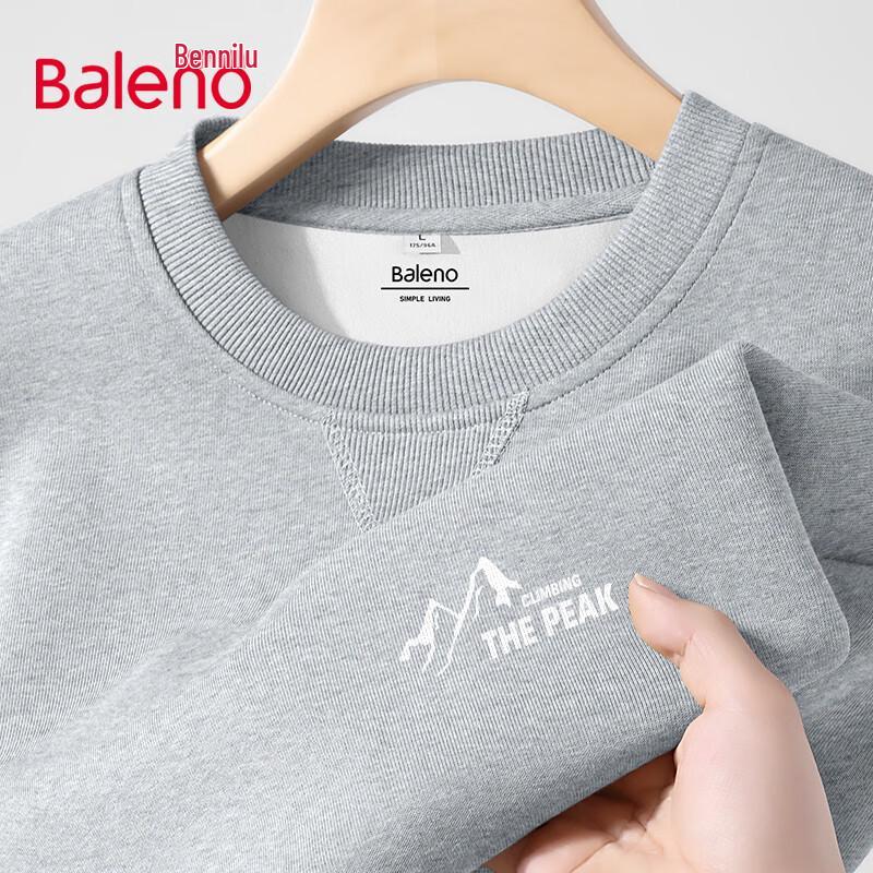 Baleno Men's American Style Relaxed Fit Crewneck Sweatshirt