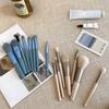 Fashionable Mini Portable Macaron Makeup Brush Eight-Piece Beauty Tool Set