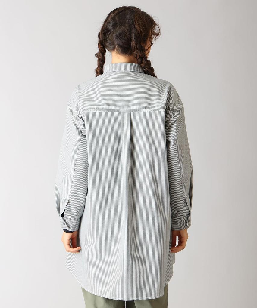 Tree Swallow Shirt Dress PL9514 Nocturnal Stripe Size S [Columbia] Women's