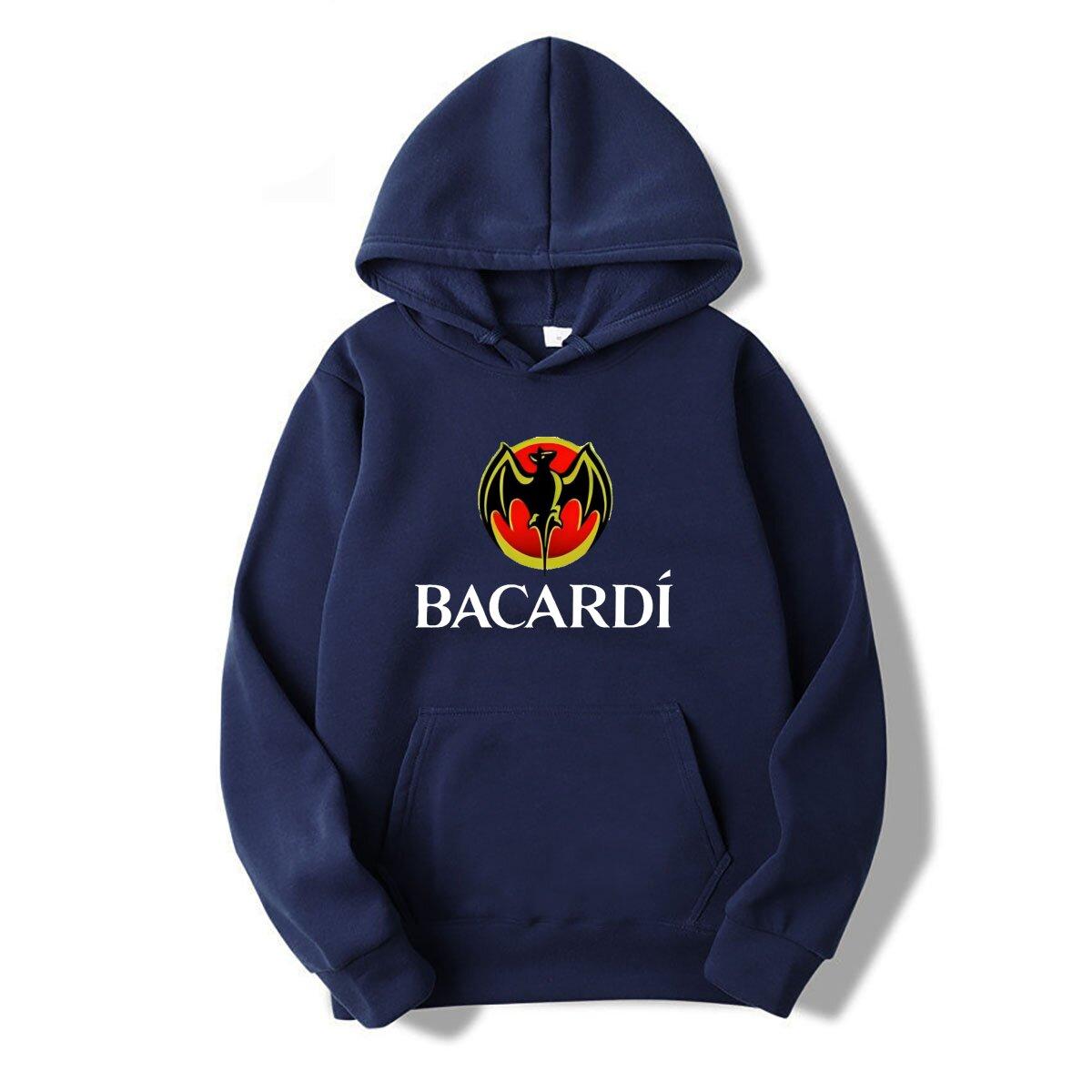 НОВЫЕ Худи Bacardi Печать Бейсбол Хлопок Унисекс Гольф S