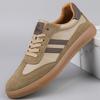 Sneakers in Pelle di Alta Qualità Scarpe da Ginnastica da Uomo Classiche Casual Scarpe Sportive da Uomo Sneaker Piatte da Esterno Antiscivolo Scarpe da Skateboard da Uomo