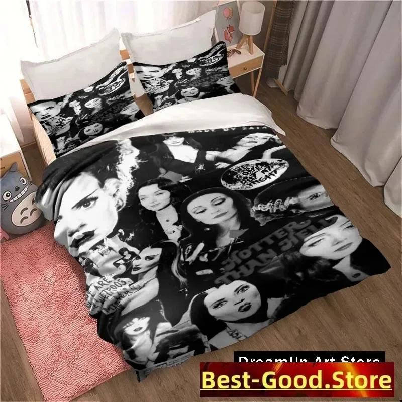 B-Bride of Frankenstein Bedding Set Printed Bed Set With Pillowcase Bed Duvet Cover Soft Single Double Queen Super King Size