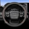 Coprivolante Auto Ultra-sottile Antiscivolo in Vera Pelle per Toyota Prado Crown Land Cruiser Coprimanubrio Accessori Interni