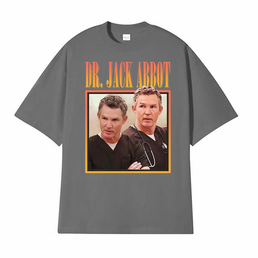 Dr Jack Abbot Funny Print T Shirts Unisex Women Clothing Oversized Vintage Short Sleeve Tshirts 100 Cotton Comfort Loose Tshirt