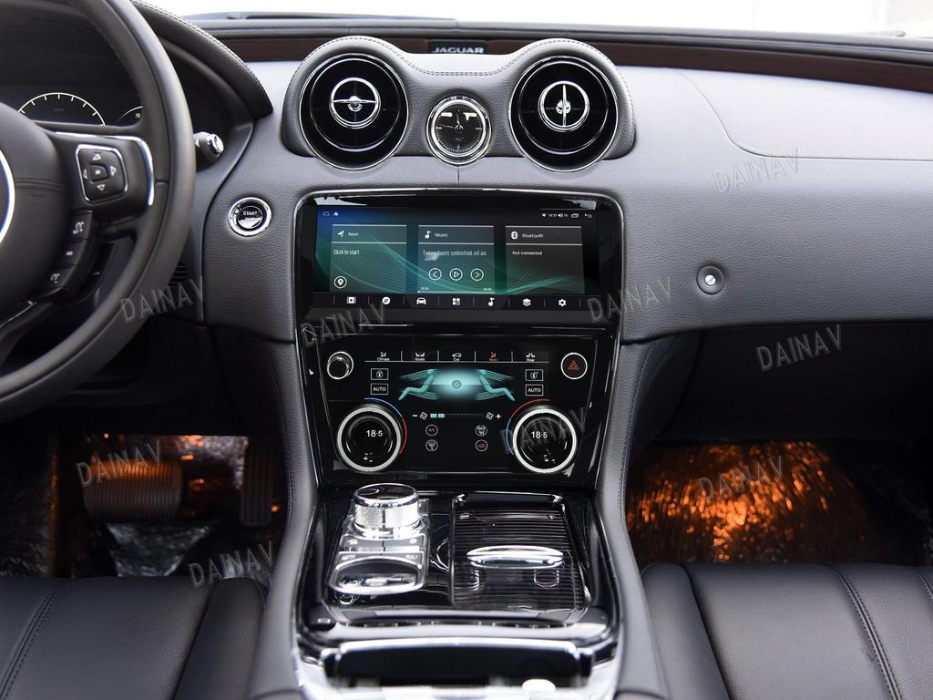Compatible with 11-18 Jaguar XJ/XJL: Upgraded Smart Android Navigation, 10.25" Octa-Core, Wireless CarPlay.