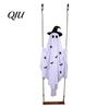 Waterproof Fabric Yard Ornaments Large Hanging Swing Ghost Halloween Decoration, 5FT Spooky on A Outdoor for Lawn with Witch Hat Tree Porch