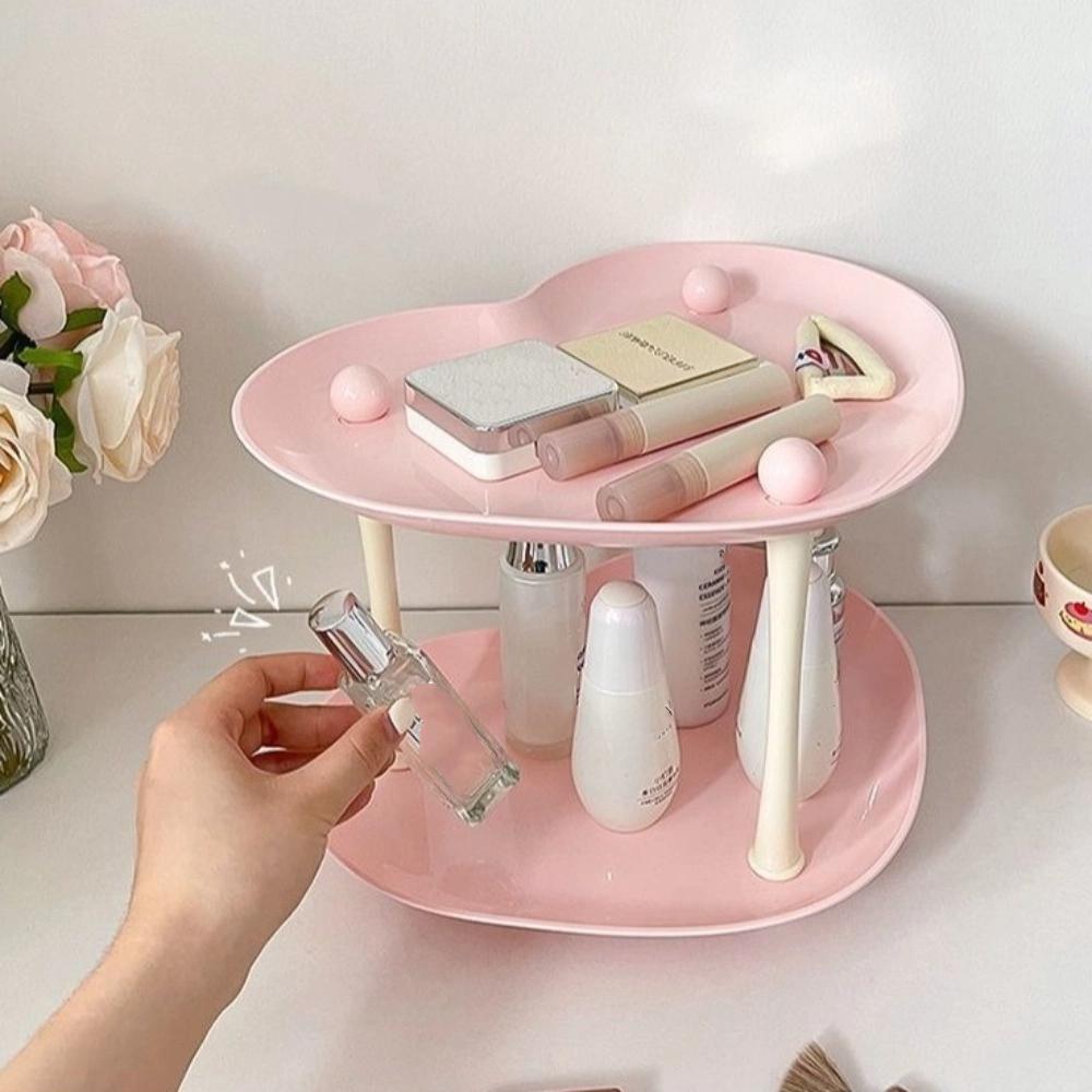 Detachable Water Cup Storage Rack 2-layer Cosmetics Storage Rack  Desktop Organizer