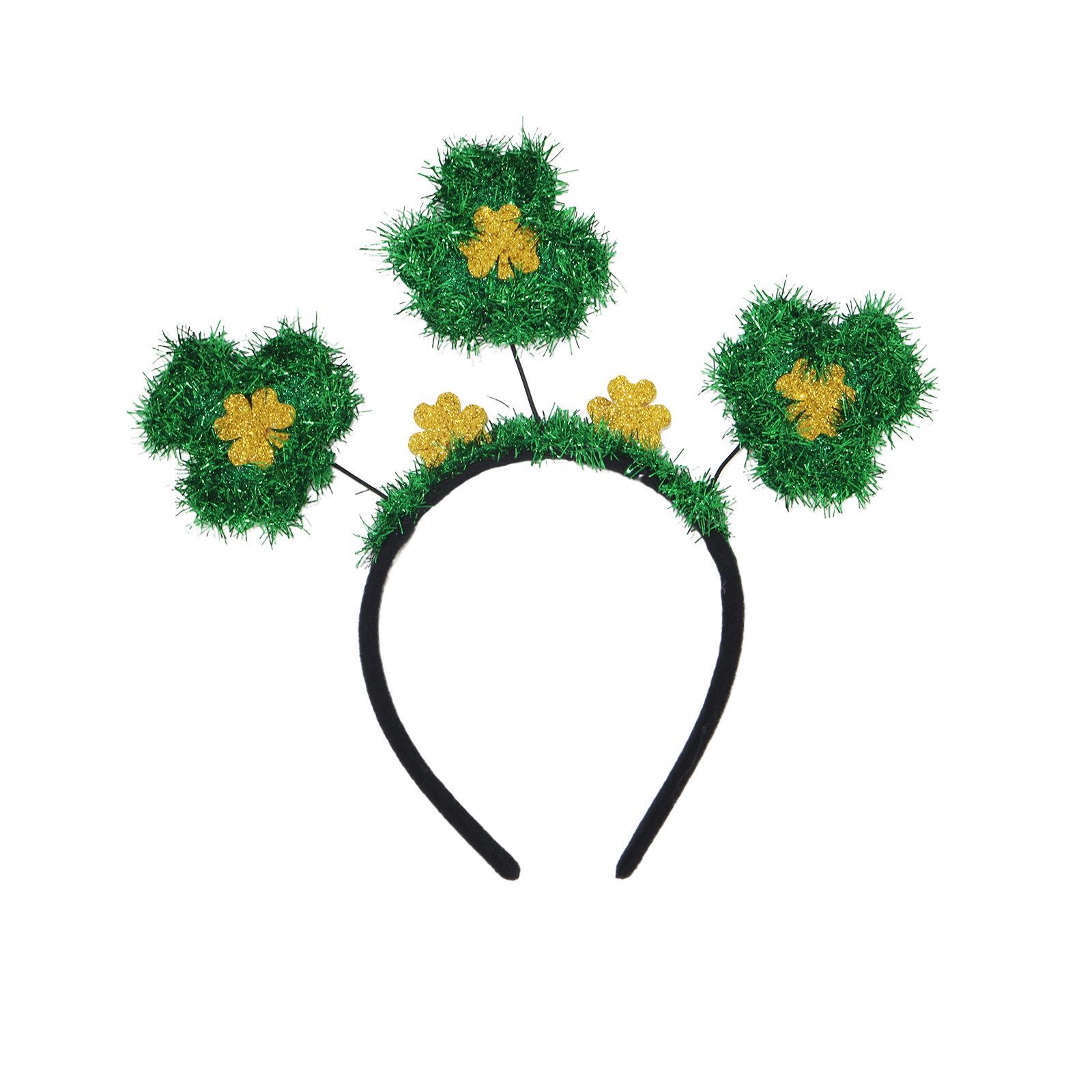 St. Patrick s Day Shamrock Headband for Irish Party Celebrations One Size