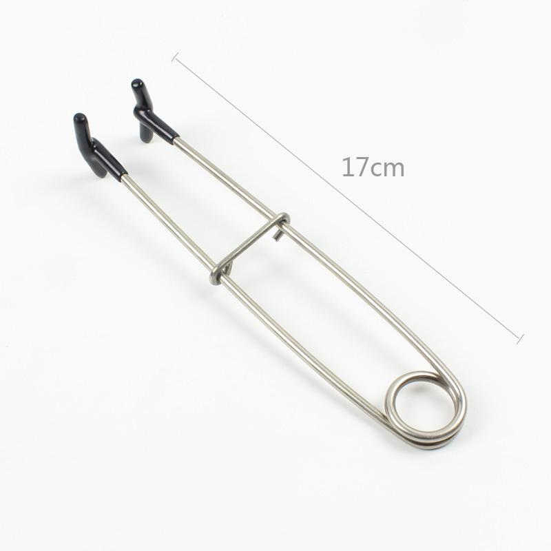 1pc Fishing Unhooker Stainless Steel Fish Mouth Opener Portable Fish Mouth Spreader Jaw Spreader Decoupling Device Fishing Tools