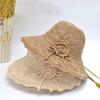 Foldable Women Fisherman Hat Hollow Out Bucket Hat Portable Sunscreen Visor Cap  Summer