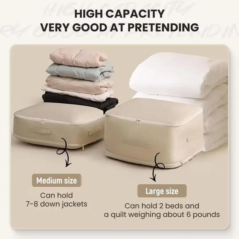 1Pcs Storage Compression Bag Large Capacity Moisture-Proof Clothing Quilt Moving Bag Dust-Proof Travel Bag Home Storage Bags