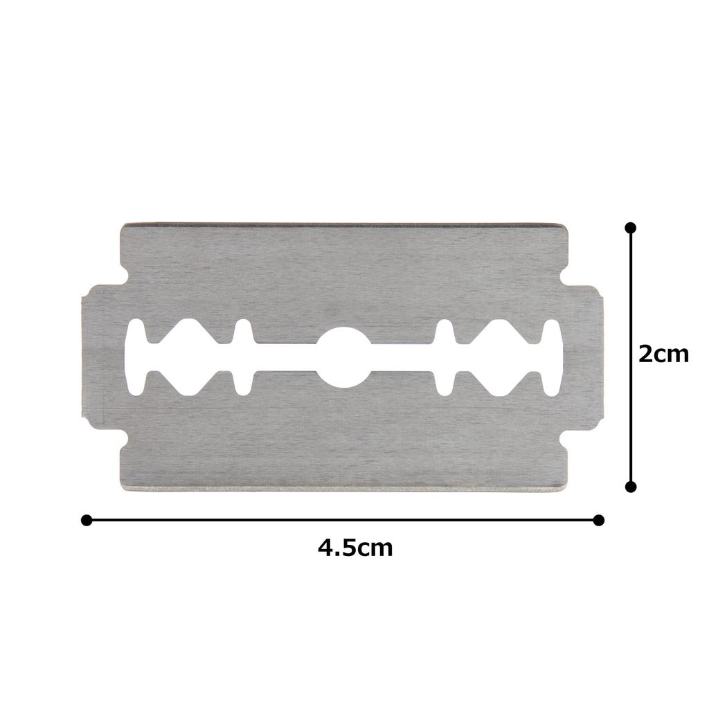 Kai Corporation Dünnes Rasiermesser Hergestellt für Profi-Maschine 750BH2024 Klingen, Japan, Verwendung, Schneiden, Folie, Urethan, Papier, DIY, B43-1SW, 22°, 200-Blatt
