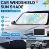 For Nissan Qashqai Foldable Front Windshield Sun Shade UV Reflective Sun Protection Cover Car Interior Accessories