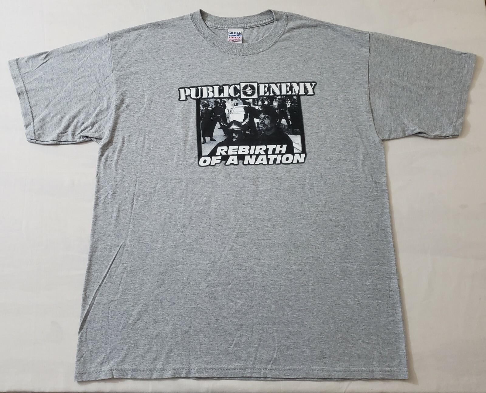 Vintage Public Enemy Rebirth Of A Nation Promo T-Shirt Sz XL Rap Tee Hip Hop S