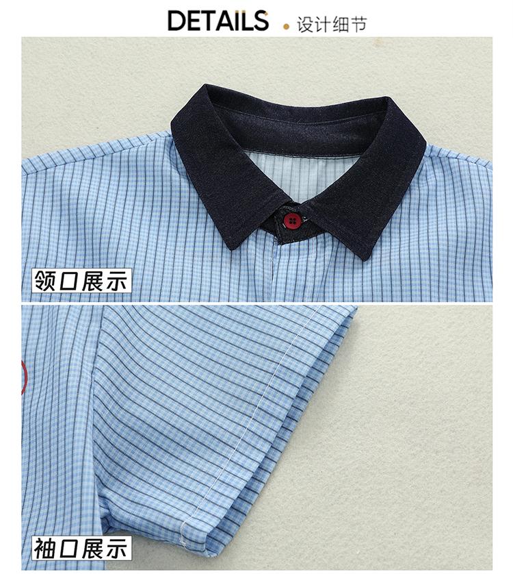 Boys' Shirt Set Summer Thin Edition 2026 New Handsome and Fashionable Baby Summer Clothes Children's Short Sleeve Two Piece Set
