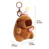Cartoon Plush Capybara Keychain Happy Birthday Guinea Pig Pendant  Birthday Gift