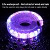 Bike Wheel Hub Lights Rechargeable 7 Colors 15 Modes LED Cycling Lights Colorful Bike Spoke Lights for Safety Warning