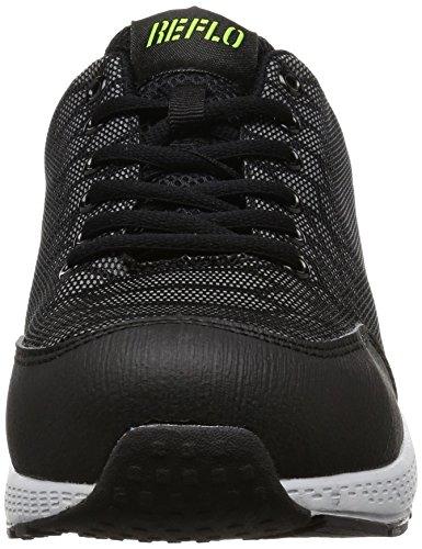 K-WORK RS-01 REFLO Safety Sneakers, Men's, Black, Size 26cm