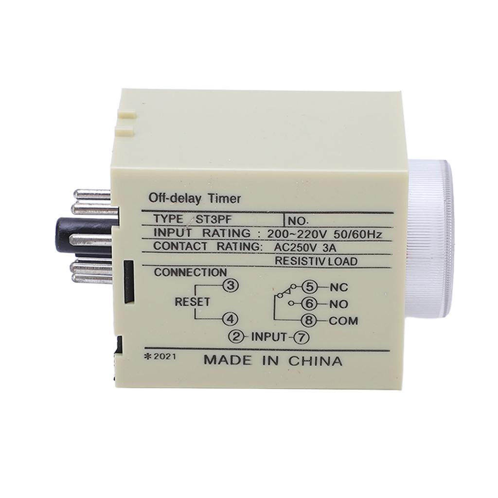 BERM Power Off Delay Relay Knob Control Timing Timer High Accuracy AC200?220V ST3PF