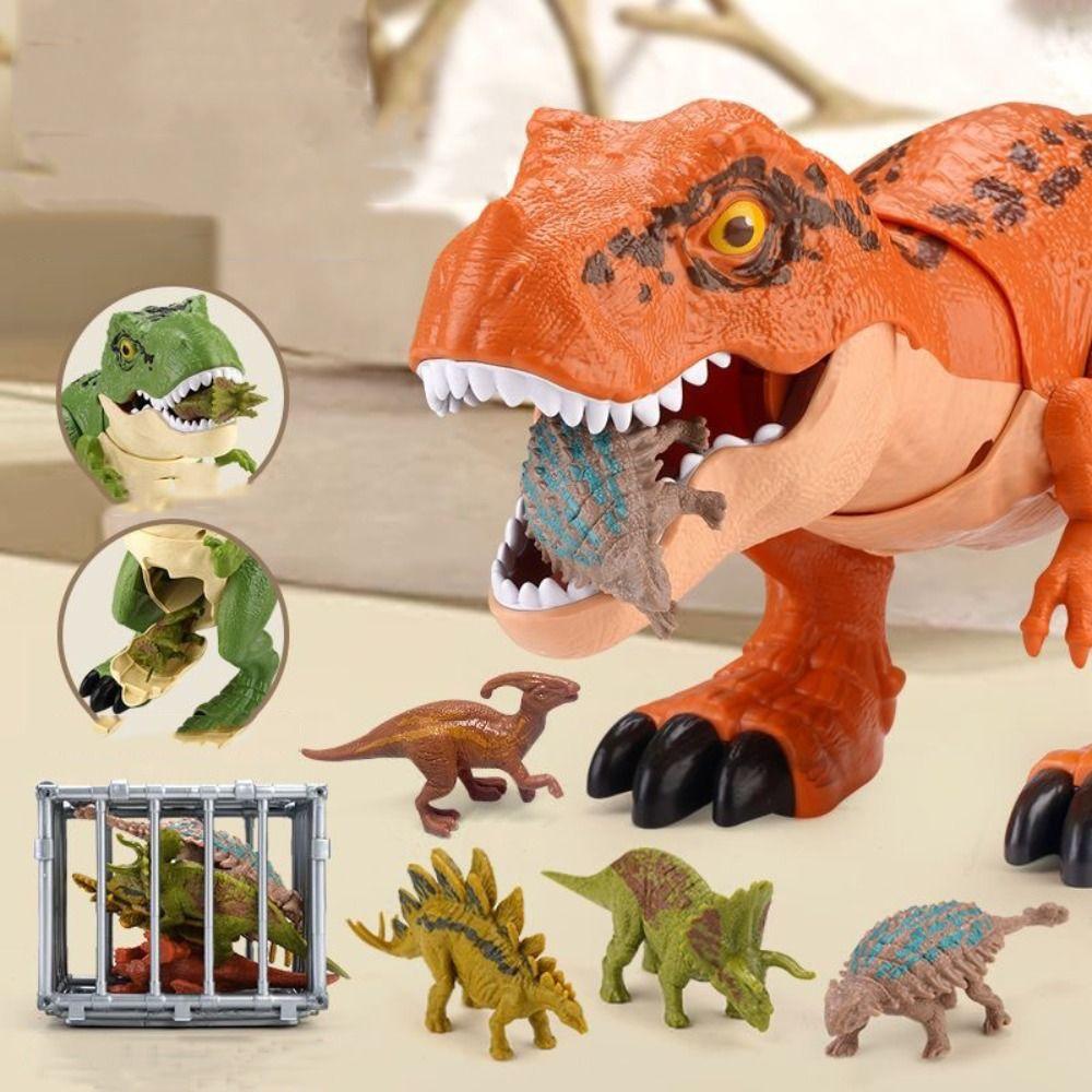 Tyrannosaurus Rex Large Swallowing Dinosaur Toy Dinosaur Action Figure Toys  Kindergarten Kids