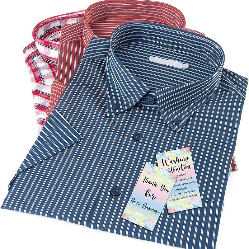 50 Sheets/pack, 5 * 9cm, T-shirt Washing Instruction Card, Shirt Care Instruction Card, Hang Tag Label, Clothing Label, Washing Label, Warning Card