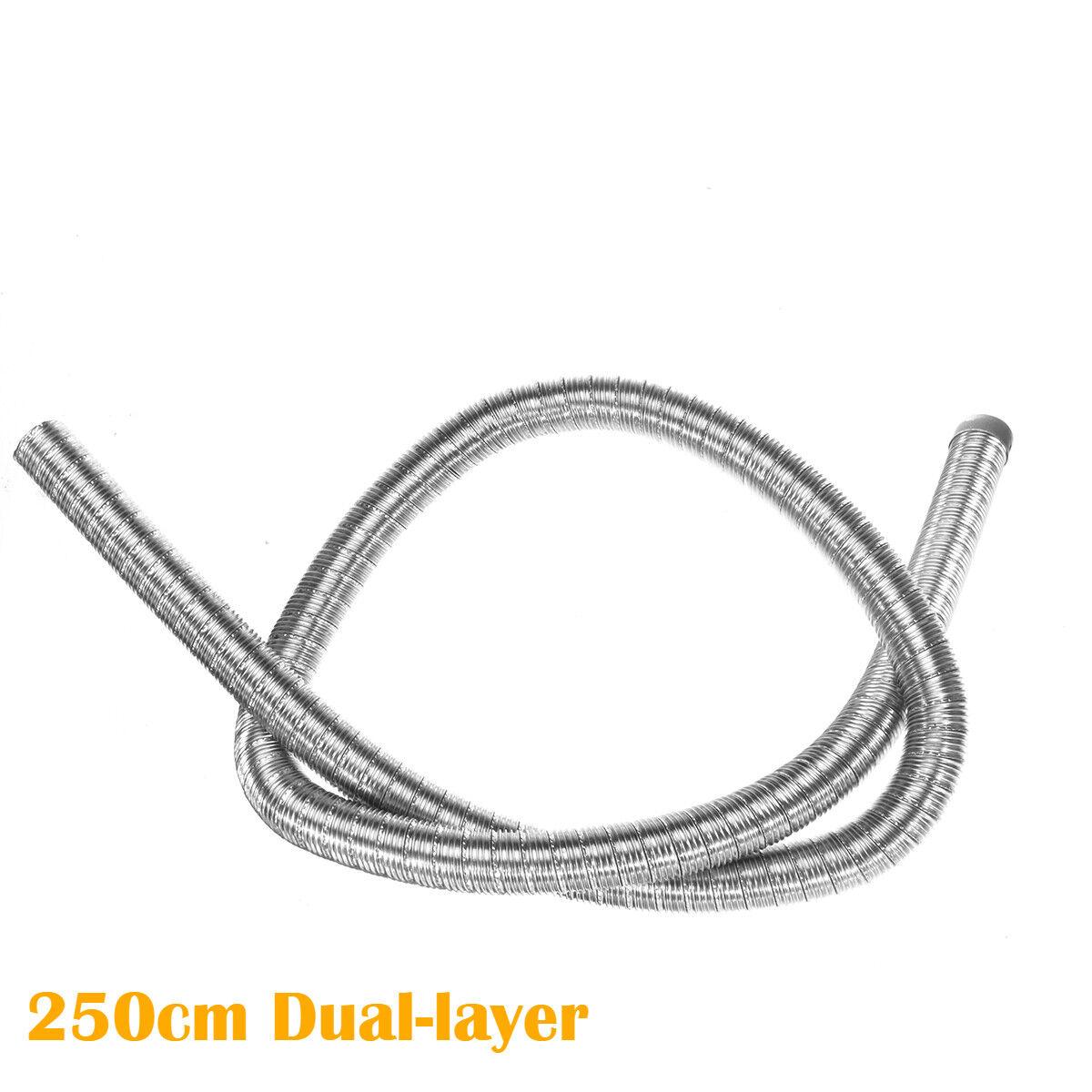 

60 см-300 см 22/24 мм Двошаровий нагрівач Вихлопна труба Парковковий обігрівач Паливний бак Вихлопна труба Бак повітряного нагрівача для автомобіля Повітряні дизелі Обігрів