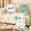 Passover Cushion Cover Soft Short Plush Pillow Cover Smooth Cozy Texture Aesthetic Cushion Case Home Decor