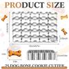 Cookie Cutter Dog Bone Shaped Stainless Steel Mold With Cleaning Brush Diy Cake Sugarcraft Pastry Biscuit Mould Kitchen Tool