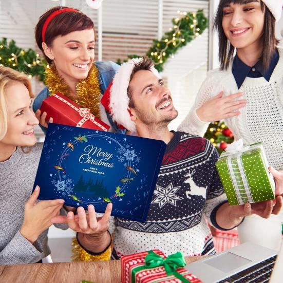 Calendrier De L’Avent Leurres De Pêche – 24 Appâts Réalistes Pailletés, Eau Douce Et Salée