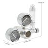 Regolatore CO2 Acquario Display a Doppio Manometro con Contabolle e Valvola di Ritegno(W21.8)
