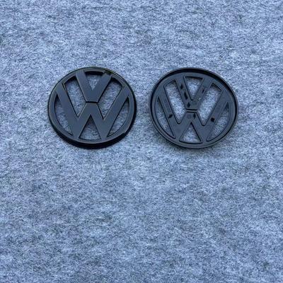 2026 Hete Aanbieding Voor Volkswagen VW 1 stuks Glanzend Zwart Vervanging 135mm Voorkant Grille embleem of 110mm Achterklep badge voor Volkswagen Go