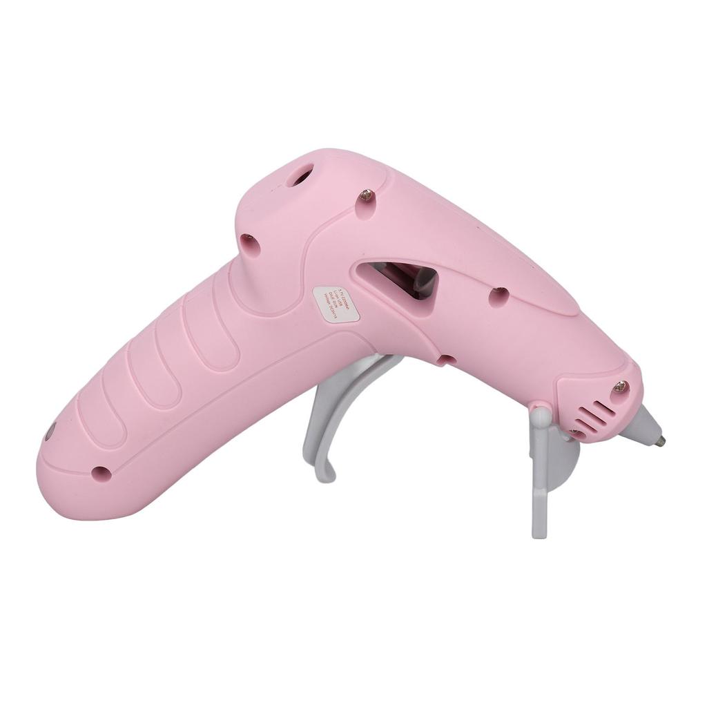 Cordless Glue Gun Rechargeable Handcraft Anti Scald Mouth Electric Glue Gun with 30 Glue Stick for