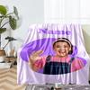 Custom Name Ms. Rachel Theme Printed Blanket - Perfect for Couch, Bed, Travel & Outdoor Use | Machine Washable, Cozy & Durable.