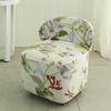 Jacquard Pattern Mushroom Stool Cover Slipcovers Washable Low Stool Protective Case Elastic Anti-dust