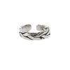 925 Sterling Silver Non-Fading Minimalist Couple's Open Index Finger Ring