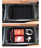 Xpeng P5 Armrest Box Organizer: Central Interior Flocking Storage Modification.