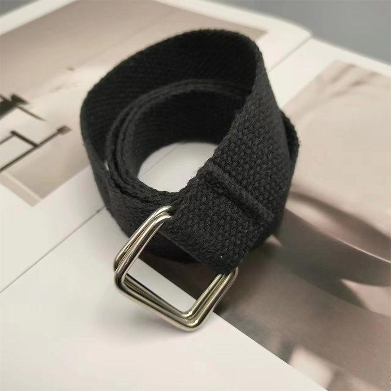 

Elegant Canvas 2024 Nylon Belt For Men With Automatic Closure In Trendy Colors Simple Black
