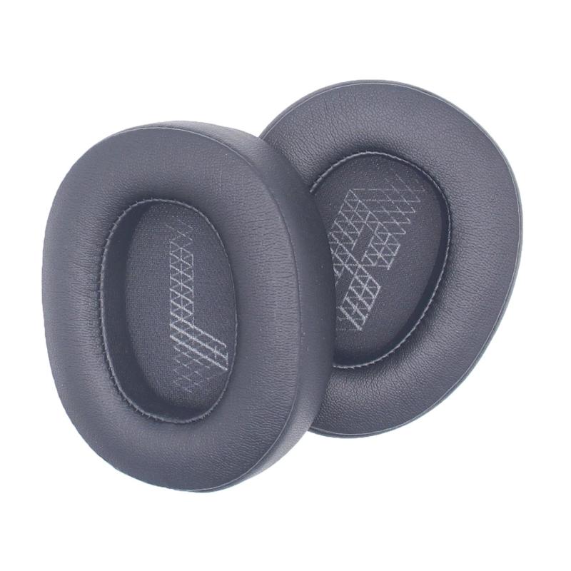 2 Pieces Earpads Repalcement Protein Leather Ear Pads Cushion for JBL Live 500BT Wireless Over-Ear Headphone
