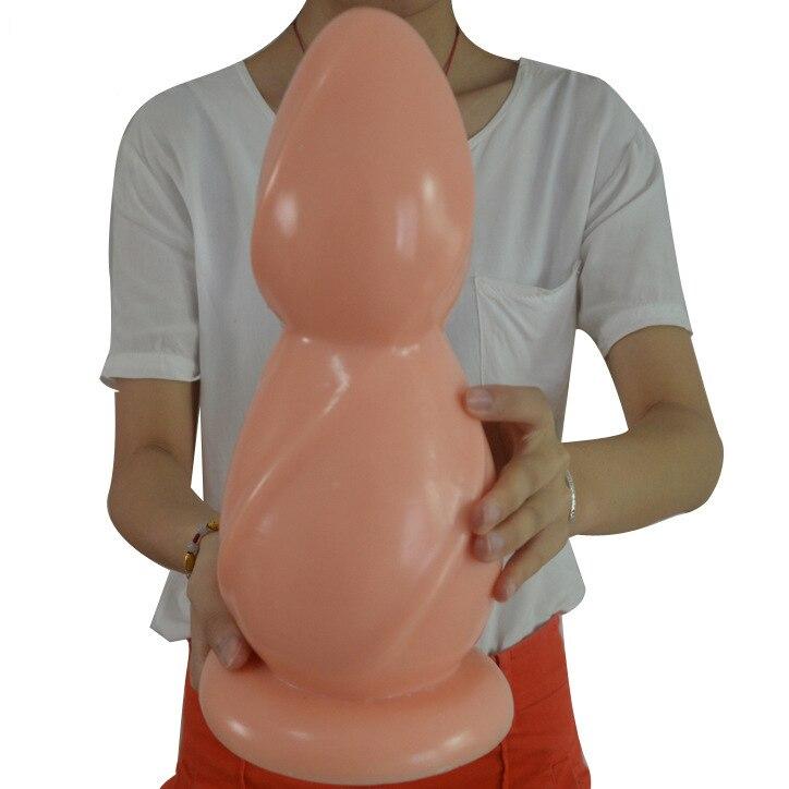 29.5cm Huge Anal Plug Masturbator Dildo Fisting Sex Toy Realistic Cock Vibrator BDSM Femdom PVC