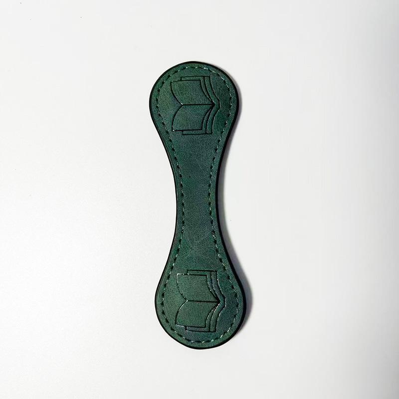 Clip per Pagina di Libro Pelle Retro Pelle Cavallo Pazzo Segnalibro Magnetico Porta Libri Magnetico Regalo