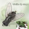 10Pcs Fly Fishing Flies Kit Rubber Fly Fishing Lures Lifelike Soft Plastic Lures Barbed Hooks For Bass Trout Salmon
