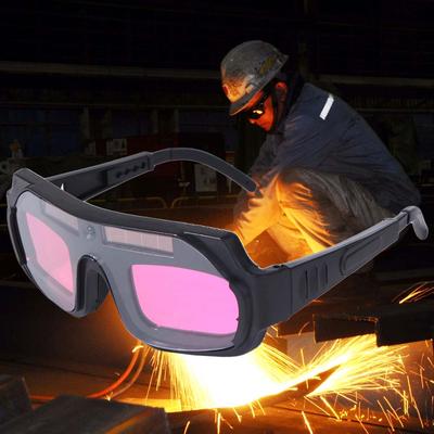 Solar Powered Automatic Dimming Welding Glasses Auto Darkening Welder Glasses  Soldering
