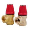 Diaphragm Brass Safety Valve /2 Inch Drain Relief Switch Pressure Level 3 Bar To 7 Bar Drain Valve For Solar Water Heater