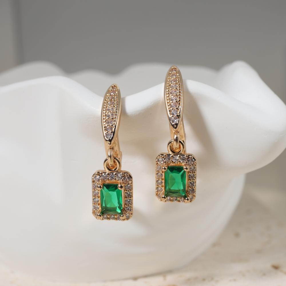 1 Pair Cute Little Crab Dangle Earrings for Women Zirconia Earring Jewelry Wedding Party Accessories