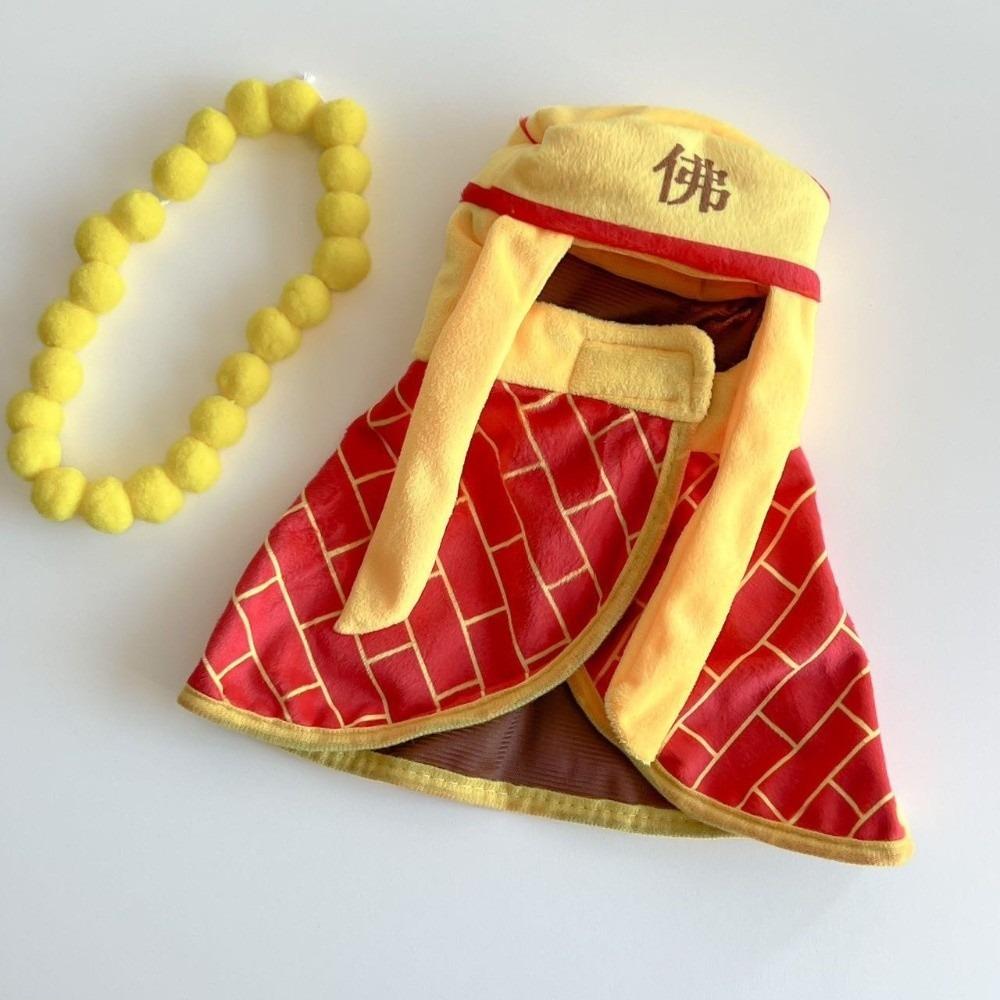 Adjustable Cat Cosplay Costume Soft Pet Cloak Scarf Funny Pet Monks Outfit Cosplay Party